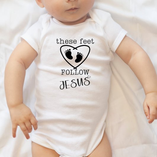 Deze voeten volgen Jezus Romper