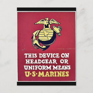 Deze voorziening op hoofddeksel of uniform middel briefkaart