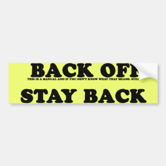 Deze vrachtwagen is een handleiding bumpersticker