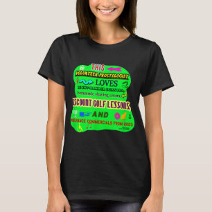 Deze vrouw kent haar schildpad Frisbee di T-shirt