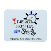 Deze week geef ik geen cruise Cabin van scheepsdeu Magneet (Horizontaal)