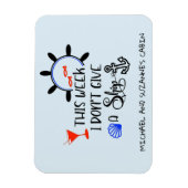 Deze week geef ik geen cruise Cabin van scheepsdeu Magneet (Verticaal)