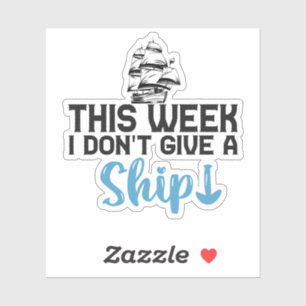 Deze week geef ik geen schimmelige cruise van het sticker
