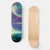 Deze wereld Abstract Skateboard (Voorkant)