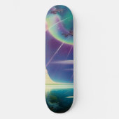 Deze wereld Abstract Skateboard (Voorkant)