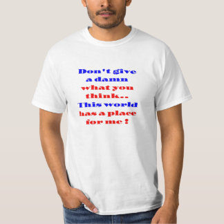 Deze wereld heeft een plek voor mij t-shirt