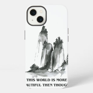 "Deze Wereld is Mooier" Watercolor Telefoonhoes iPhone 13 Hoesje