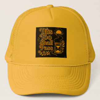 Deze Zal Ook Voorbij Inspirerend Gele Trucker  Pet