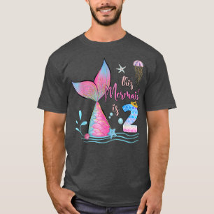 Deze zeemeermin is de tweede geboorte van meisjes, t-shirt