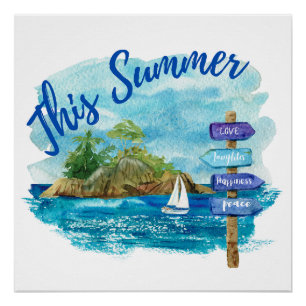 Deze zomer perfect poster