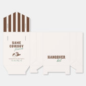 Dezelfde Cowboy Forever Bachelorette Hangover Kit Bedankdoosjes (Ongevouwen)