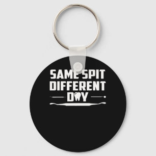 Dezelfde Spit Different Day Funny Dentist Sleutelhanger