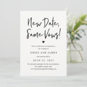 Dezelfde WEERGAVE EDITABLE KLOR wijzigt de datum-K Save The Date (Staand voorkant)