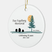 DF Memorial 10th Jubileum Rocks Ornament (Links)