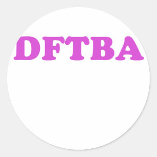 DFTBA RONDE STICKER