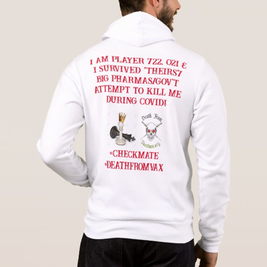 DFV CHECKMATE! HOODIE (Achterkant)