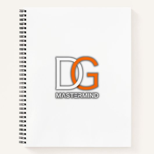 DG Mastermind 8,5-inch x 11-inch Notitieboek (Voorkant)