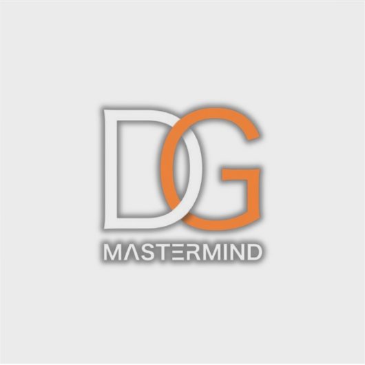 DG Mastermind Stickers - Diverse maten (Voorkant)