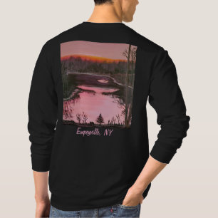 DG Paintings Empeyville Pond Sunset lange mouw T-shirt