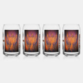 DG Paintings Fire Phoenix Drinkware Set (Dos)