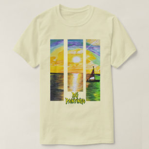 DG Paintings Lever de soleil Voile T-Shirt V2