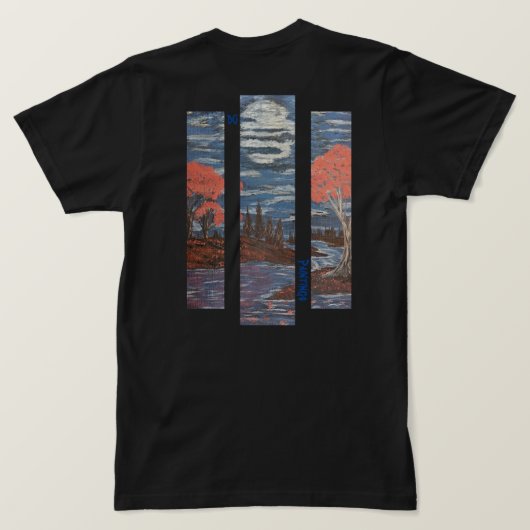 DG Paintings Sunset / Full Moon River  T-Shirt (Design dos)