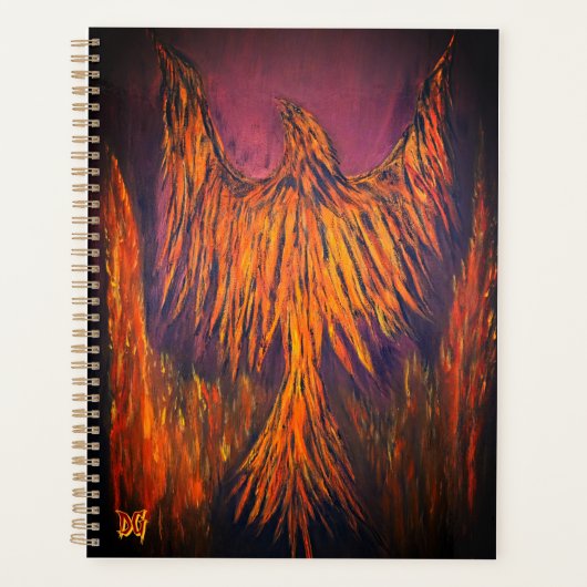 DG Schilderijen Vuur Phoenix Planner (Voorkant)