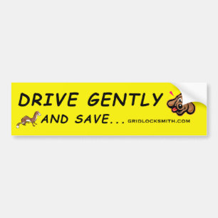 DGAS+hond+ Bumpersticker