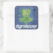DGMapper.com Blad met Stickers (Tas)