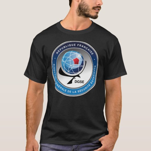 DGSE FRENCH INTELLIGENCE SERVICE Classic T-Shirt (Voorkant)