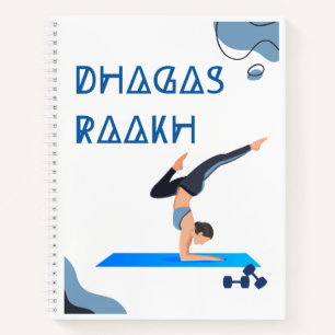Dhagas Raakh Yoga - Geïnspireerd Spiral Notitieboe Notitieboek