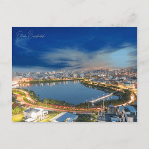 Dhaka Bangladesh Travel waterverf Bengaals Briefkaart