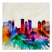 Dhaka Skyline Perfect Poster (Voorkant)