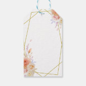 Dhalia & Rozen Welkom Huwelijksgunst Gift Label Cadeaulabel (Achterkant)