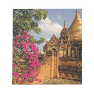 Dhamma Yazaka Pagode in Bagan (Pagan), Myanmar Notitieblok