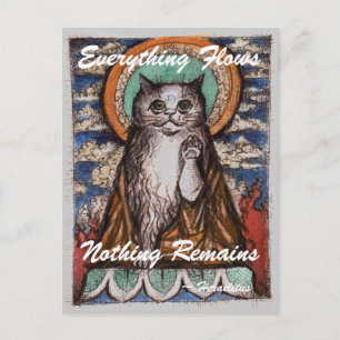 Dharma Cat Impermanence Briefkaart