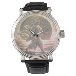 Dharma & Overwinning: Mythologische Rama Gegraveer Horloge
