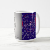 Dharma PERDU poste la tasse et la carte de porte (Devant droit)