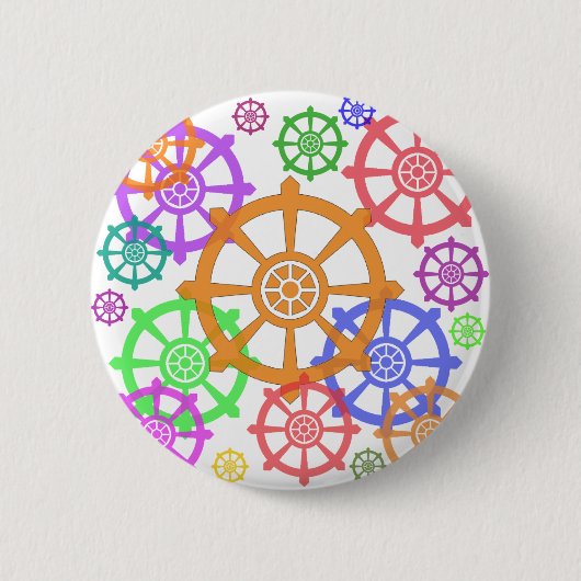 dharma ronde button 5,7 cm (Voorkant)