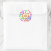dharma ronde sticker (Tas)