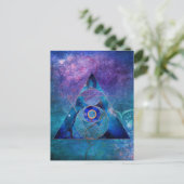 Dharma Sacred Geometry Galaxy Briefkaart (Staand voorkant)