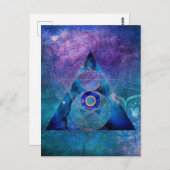 Dharma Sacred Geometry Galaxy Briefkaart (Voorkant / Achterkant)