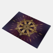 Dharma Wheel - Dharmachakra Deurmat (Schuin)