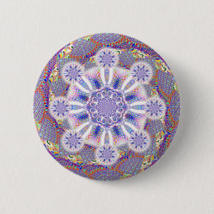Dharma Wheel-knop Ronde Button 5,7 Cm