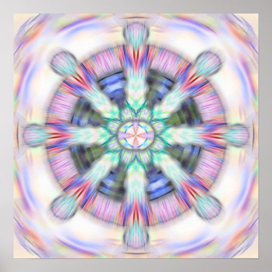 Dharma Wheel Poster (Voorkant)