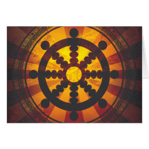 Dharma Wheel Print