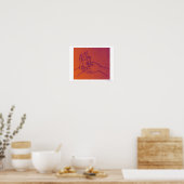 Dharmachakra Mudra Poster (Keuken)