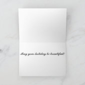 D'hiver carte de Noël encore (Intérieur)