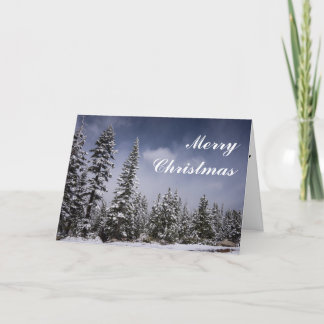 D'hiver carte de Noël encore