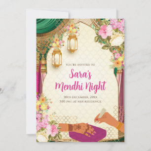 Dholki invitation & Mehndi invitations Digital